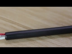 12 núcleo G652D Fibra de banda naranja/línea Aérea de auto-apoyo Mini ADSS Cables de fibra óptica