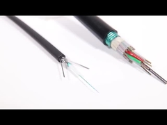 5mm/7mm/9mm/12mm/15mm chaqueta de PVC de enterramiento directo cable de fibra óptica para la transferencia de datos de velocidad