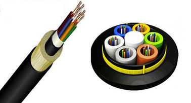 Calidad  24core All Dielectric ADSS Non Metallic  self-supporting aerial  Fiber Optic Cable fábrica
