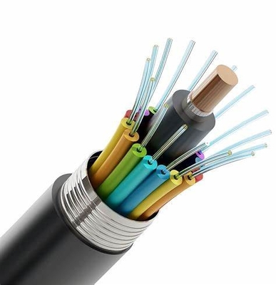 5mm/7mm/9mm/12mm/15mm chaqueta de PVC de enterramiento directo cable de fibra óptica para la transferencia de datos de velocidad