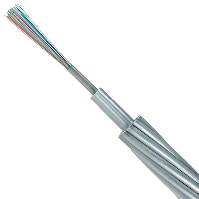 Cable de fibra óptica OPGW de acero revestido de aluminio personalizado para la instalación de redes FTTH FTTB FTTX
