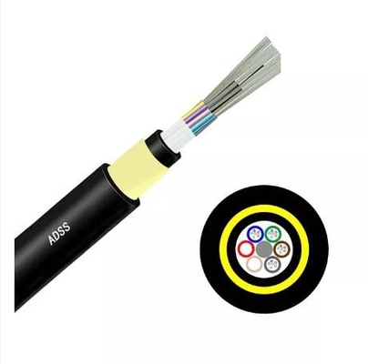 12 24 32 48 48 72 96 144 Cable de comunicación central para exteriores Adss G652d Cables de fibra óptica