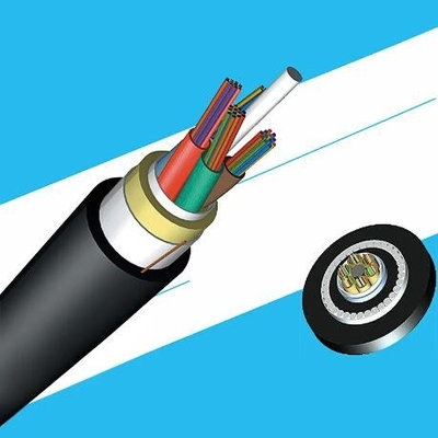 Cable de fibra óptica SM de modo único para aire exterior 12 24 núcleo ADSS Cable de fibra aérea SM no metálico
