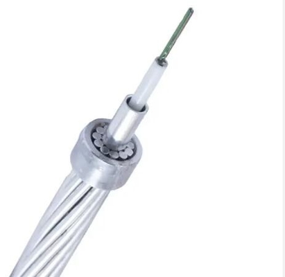 Cable de tierra de fibra óptica de tubo suelto central OPGW