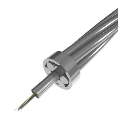 OPGW Diseños típicos de tubos de acero inoxidable central cubierto para la instalación aérea de comunicación de energía