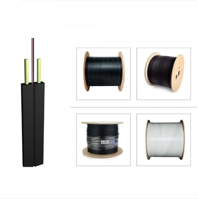 2/ 4 Cable de fibra óptica de núcleo FTTH LSZH Cable de caída de modo único en interiores