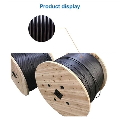 GYTC8S Cables de fibra óptica de 24 núcleos de un tubo único de soporte aéreo
