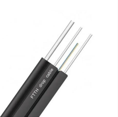 1 núcleo 2 núcleos 4 núcleos de apoyo propio G657a1 G657a2 9/125 FTTH Drop Cable