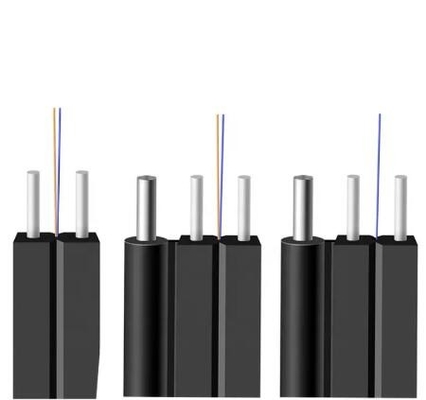 Fibra óptica 4 núcleo 2km FTTH cable de caída de modo único fibra óptica cable