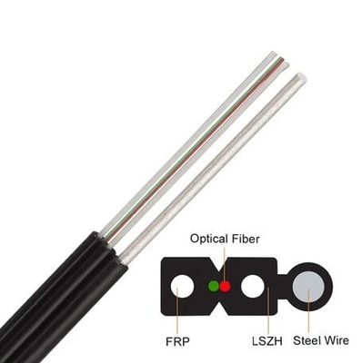 Cables ópticos de fibra óptica de acero reforzado FTTX FTTH FTTR