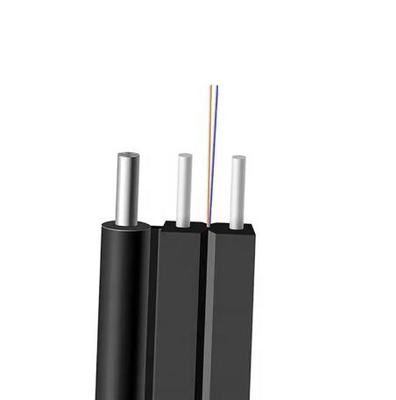 Cable de caída de fibra óptica de interior y exterior de 2 núcleos FTTH autoportante
