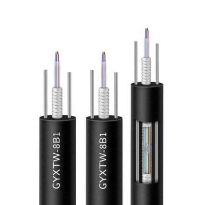 6 Modelo de núcleo multimodo para exteriores GYXTW Cables ópticos de fibra blindada