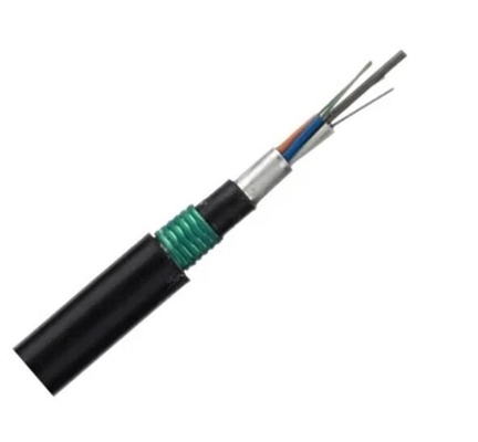 Cable óptico de fibra óptica de 24 núcleos 1km Precio Cable óptico de fibra óptica de entierro directo