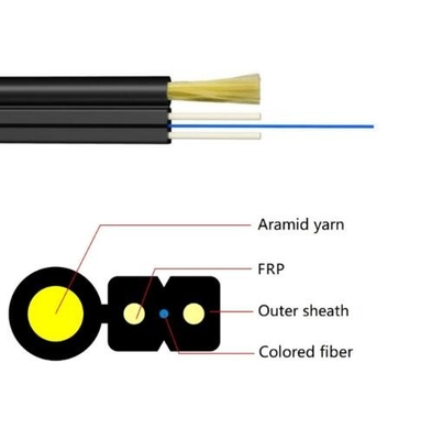 Cables de caída FTTH 1fo G657A Cables de fibra óptica