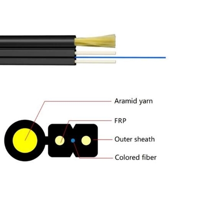 Cable FTTH 1 CABLE G657A2 G657A1 de fibra óptica