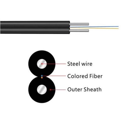 Cable FTTH 1 CABLE G657A2 G657A1 de fibra óptica