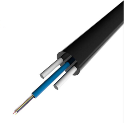 4 núcleos de cable FTTH de fibra óptica de goteo al aire libre