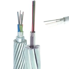 Cable de cable de toma de tierra de arriba compuesto óptico de acero inoxidable clading de aluminio 72core OPGW