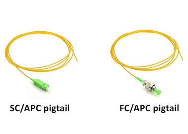 Coleta de la fibra óptica del solo modo del SC/de APC a una cara/tipo OEM del cordón del duplex