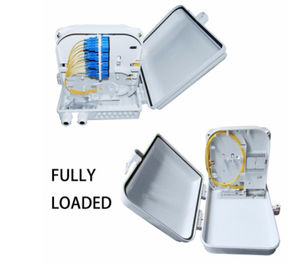 12 diseño material de la forma del alambre redondo de la caja de distribución de la fibra óptica de la base FTTH