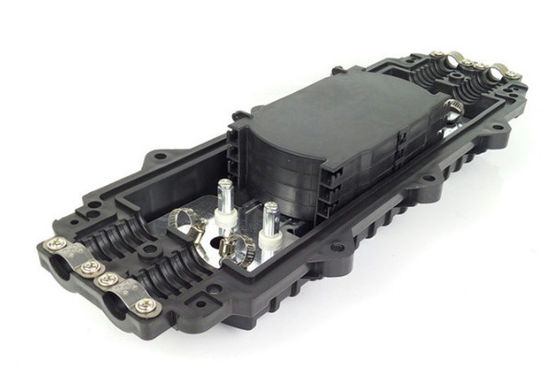 Tipo horizontal precio de la fibra óptica del recinto 16m m de los puertos del diámetro del color común ligero del negro de fábrica