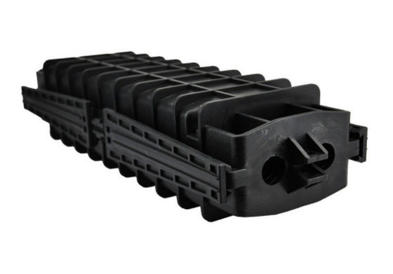 Tipo horizontal color negro del cable de 36 bases del cierre de fibra óptica de la junta