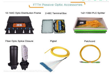 Repetibilidad de la coleta de la fibra óptica LC/SC/FC/ST/MU/E2000 buena para FTTH