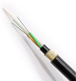 Cable de fibra óptica para exteriores ADSS Peso ligero con doble cubierta Cable no metálico para telecomunicaciones eléctricas