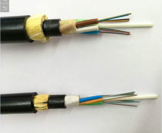2 - Solo modo de 144 bases todo el cable de fribra óptica dieléctrico de la Uno mismo-ayuda, cable de ADSS hasta 288 fibras ópticas
