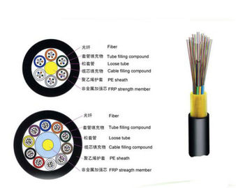 Cable aéreo autosuficiente del OEM ADSS, estructura compacta del cable acorazado flexible