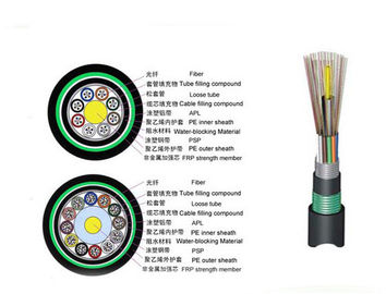 Cable de fribra óptica flojo multi del tubo de la base G657A2 ADSS de la envoltura del OEM PE de China