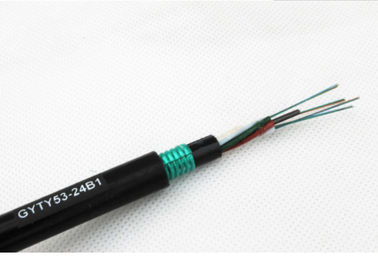 Cable de fribra óptica para exteriores de 6 núcleos Modo único para enterrado directo con cubierta exterior de PE