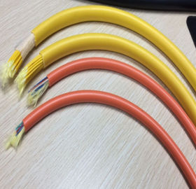Cable de fribra óptica de encargo de 6 bases del OEM de China, durabilidad del cable de fribra óptica del desbloqueo alta