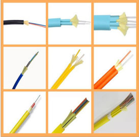 Cable de fibra óptica al aire libre del desbloqueo de alta resistencia, cable de distribución multi de fibra óptica