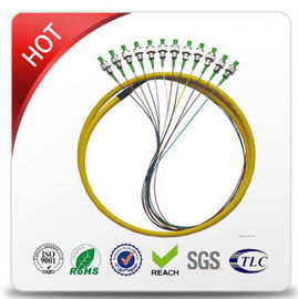 LC - durabilidad ISO9001 de los ciclos del cordón de remiendo de la fibra óptica del solo modo del SC 500