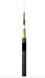 Cable de fribra óptica acorazado flexible dieléctrico del OEM alto ADSS ningún material del metal en la estructura