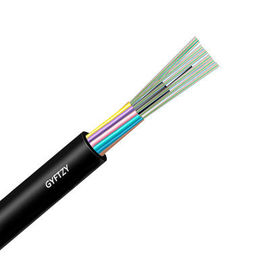 24 cables ópticos de arriba ópticos ignífugos no metálicos al aire libre del cable de transmisión de la base