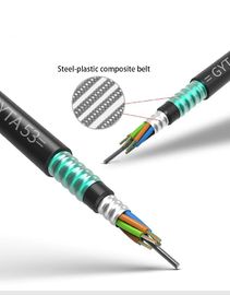 Cable de fribra óptica para exteriores de 6 núcleos Modo único para enterrado directo con cubierta exterior de PE