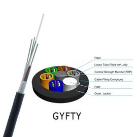 Cable de fribra óptica al aire libre acorazado no-metálico y no- del tubo flojo de GYFTY