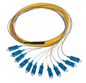 Pigtail de fibra óptica SC APC simplex de modo único con diferentes tipos de conectores disponibles
