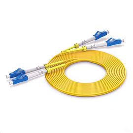 10PCS/bag puente unimodal a una cara de la fibra óptica del simplex 3.0m m FTTH del cordón de remiendo de la fibra óptica del sC /UPC-sC/UPC