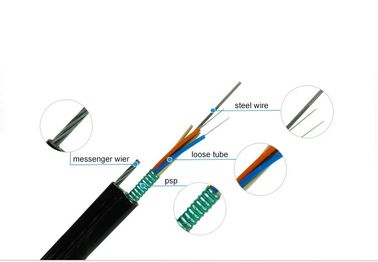 Cable de Ethernet acorazado de las fibras ópticas del hilado de cristal GYFTY-FS