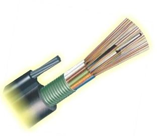 Cuadro 8 cable al aire libre de GYTC8S de la fibra acorazada de la fibra óptica de la ayuda del uno mismo de la base del cable 144 de la forma