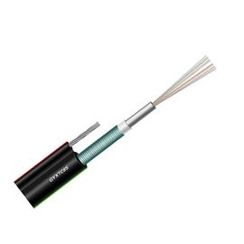 Buen precio para el cable de fribra óptica clasificado al aire libre del solo modo de 216 bases, Om3 cable de fribra óptica acorazado Gyts