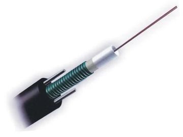 Cable de Ethernet acorazado de las fibras ópticas del hilado de cristal GYFTY-FS