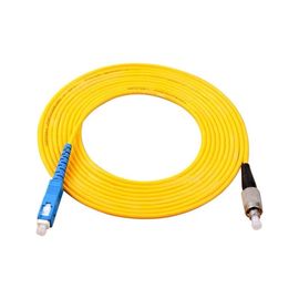 SC - el cordón de remiendo del LC, remiendo de la fibra telegrafía fábrica de la concentricidad de PVCmaterial del diámetro de 2.00m m la alta