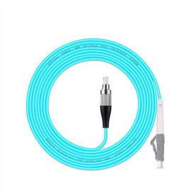 5PCS/Lot FC/UPC - puente óptico a una cara con varios modos de funcionamiento del cable de la fibra del cordón de remiendo de la fibra óptica de LC/UPC OM3 10G 50/125