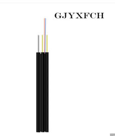 Diámetro interior suave autosuficiente del negro del cable de la fibra óptica/blanco de la chaqueta del color 245±10um de la capa