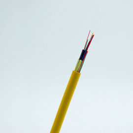 Cable protegido y no- del cableTight de fibra óptica interior de la base de GJFJV 12 del metal del miembro de la luz