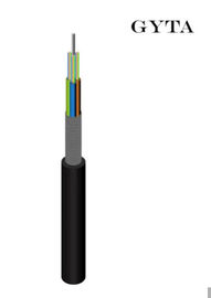 GYTA/GYTA53 trenzó el alambre de acero al aire libre del cable de fribra óptica metálico fortalece al miembro con el solo modelo